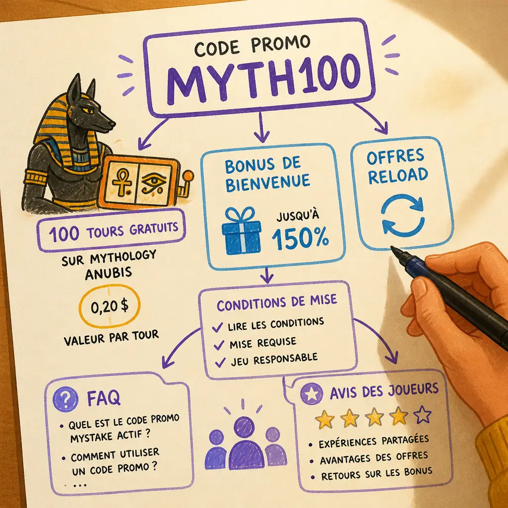 Code promo MyStake Casino pour la France visual guide for MyStake Casino